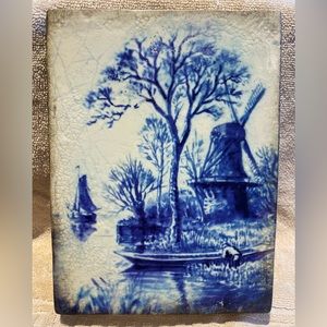 Sid Dickens RARE Retired Memory Block T-314 “Delft Blue” pristine condition!